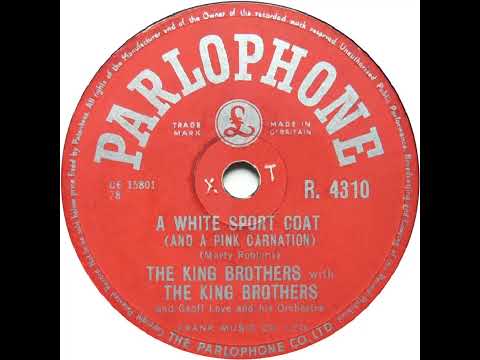 UK New Entry 1957 (81) King Brothers - A White Sport Coat (And A Pink Carnation)