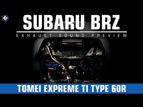 Tomei Expreme Ti Titanium Catback Exhaust Type 60R Subaru BRZ 2013-2014 / Scion FR-S 2013-2014