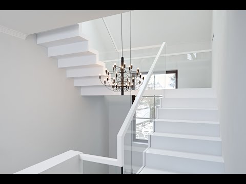 Stunning Corian staircase, Siller Stairs