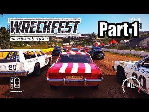 Wreckfest - Career Walkthrough Gameplay Part 1 | PS4 PRO (No Commentary)