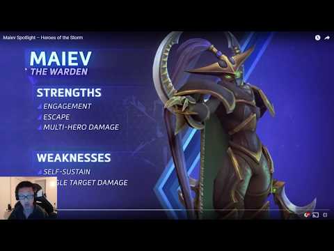 Maiev Spotlight Heroes Of The Storm reaction
