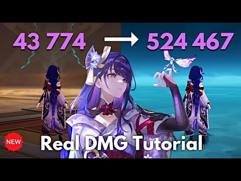 New C0 RAIDEN Real DMG Tutorial! Increase her dmg Genshin Impact