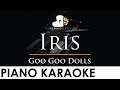 Goo Goo Dolls - Iris - Piano Karaoke Instrumental Cover with Lyrics