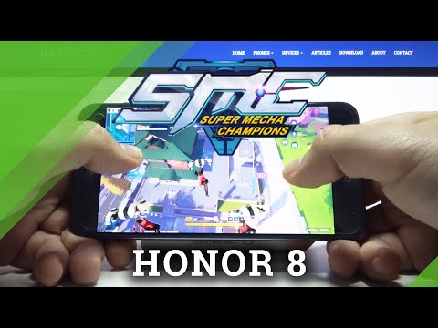Gameplay of Super Mecha Champions on HONOR 8 - Mobile Gaming Test