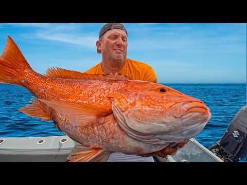 This Snapper was HUGE!!! {Catch Clean Cook} Down The Hatch