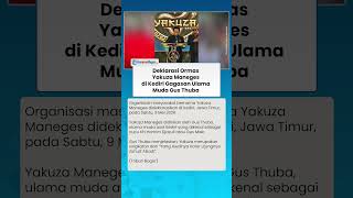 DEKLARASI ORMAS YAKUZA MANEGES Gagasan Ulama Muda Kediri Gus Thuba, Langsung Jadi Sorotan Publik