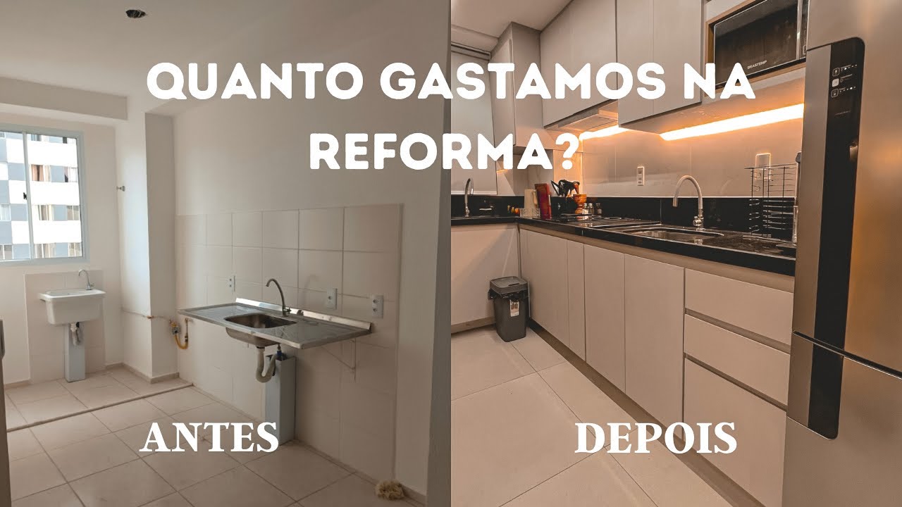 QUANTO GASTAMOS PARA REFORMAR UM APARTAMENTO PEQUENO? | VALOR DOS MÓVEIS PLANEJADOS, PEDRAS…