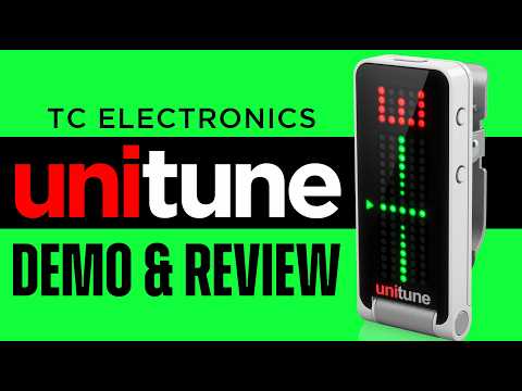 TC Electronics UniTune Guitar Tuner Review and Demo
