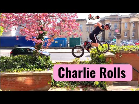 RIDING ON GLASS with Bike Trials World Champion - Charlie Rolls