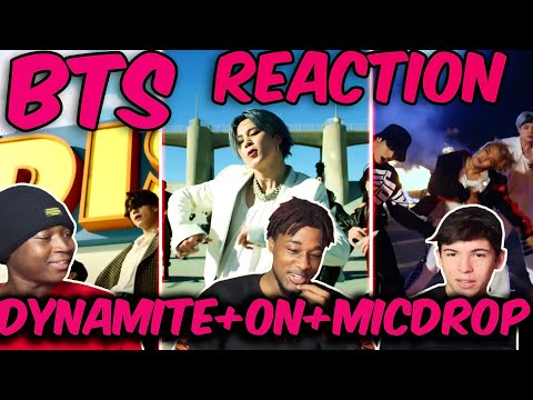 NEW KPOP HATERS (FIRST TIME) WATCH BTS (방탄소년단) 'Mic Drop' +'Dynamite'+'ON'