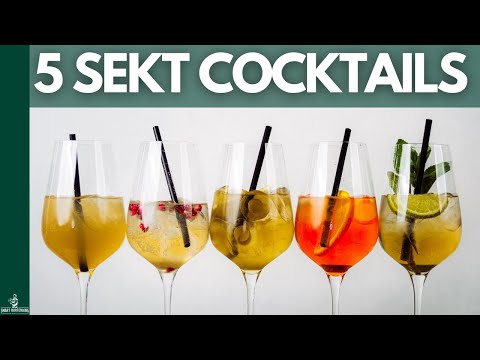 5 sparkling wine cocktails that EVERYONE loves! 🍾 (Quick + Easy)