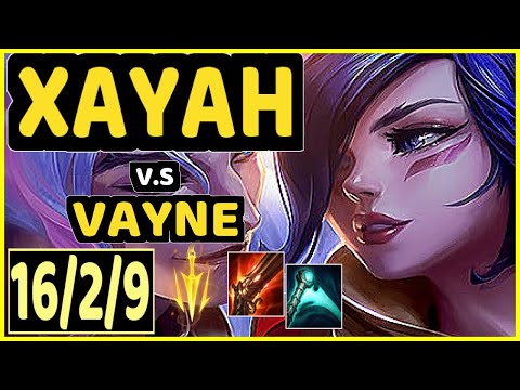 DUDSTHEBOY (XAYAH) vs VAYNE - 16/2/9 KDA BOTTOM ADC GAMEPLAY - BR Ranked GRANDMASTER