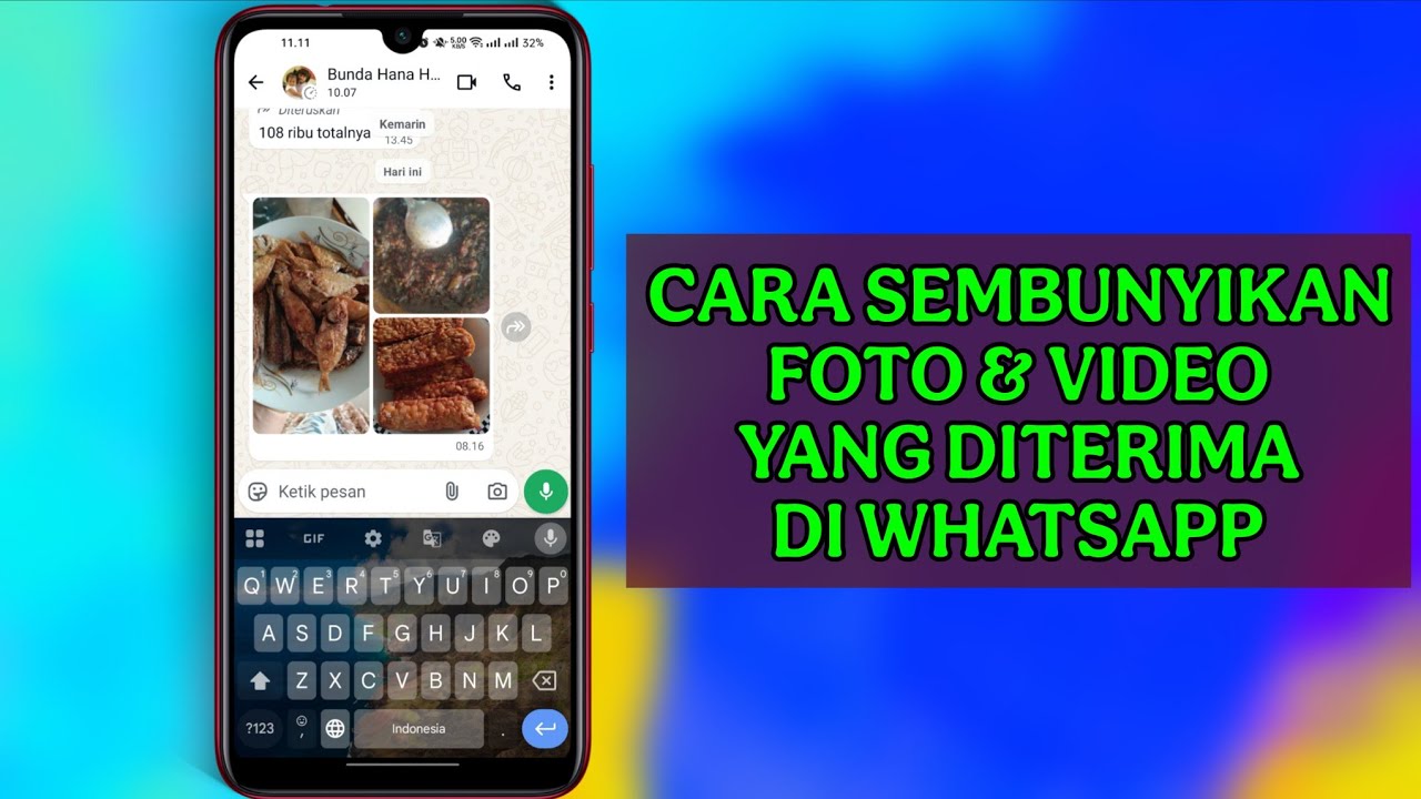 Cara Menyembunyikan Foto & Video Kiriman Di WhatsApp 