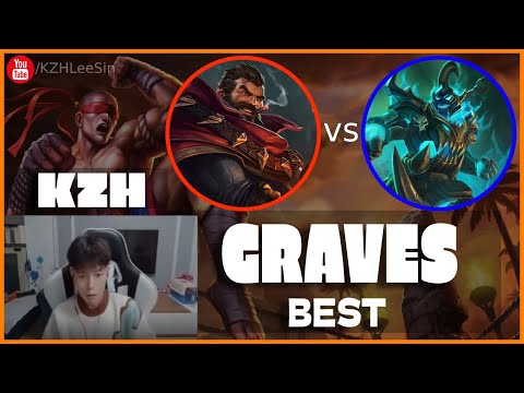 🔴 KZH Graves vs Hecarim Jungle RUNES (Best Lee Sin) - KZH Lee Sin Guide D4