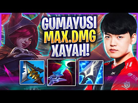 GUMAYUSI MAX DAMAGE WITH XAYAH vs SHOWMAKER! - T1 Gumayusi Plays Xayah ADC vs Jhin! | Season 2022