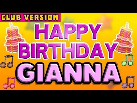Happy Birthday GIANNA | POP Version 2 | The Perfect Birthday Song for GIANNA