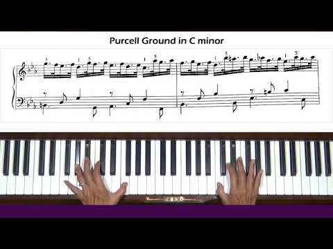 Purcell Ground in C minor ZD 221 Piano Tutorial