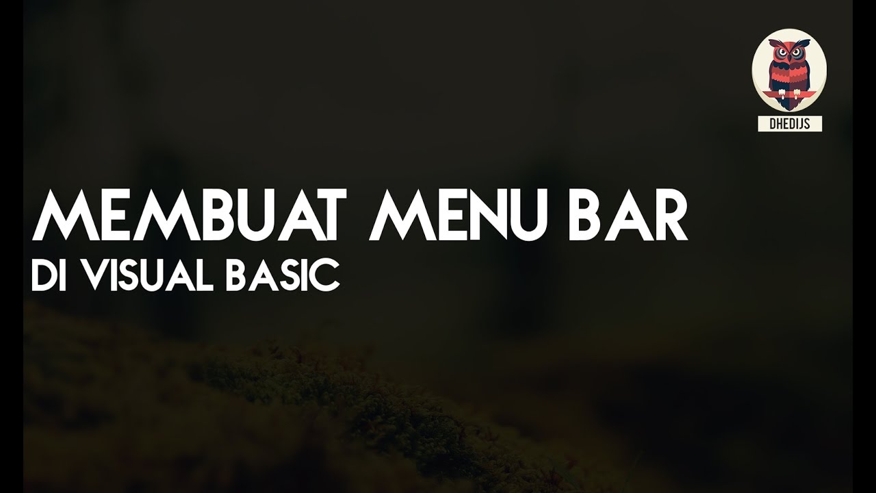 Membuat Menu Bar Pada Visual Basic 6
