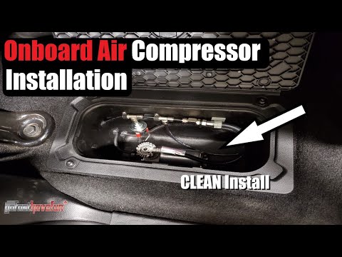 Onboard Air Compressor Installation Ram Pickup (Airlift Load Controller) | AnthonyJ350