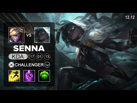 Senna vs Ezreal ADC - KR Challenger - Patch 12.12 Season 12