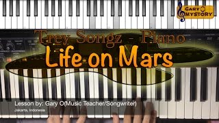 Life on Mars - Vinyl Trey Songz Cover Songs Easy Piano Tutorial/Lesson FREE Sheet Music NEW 2016