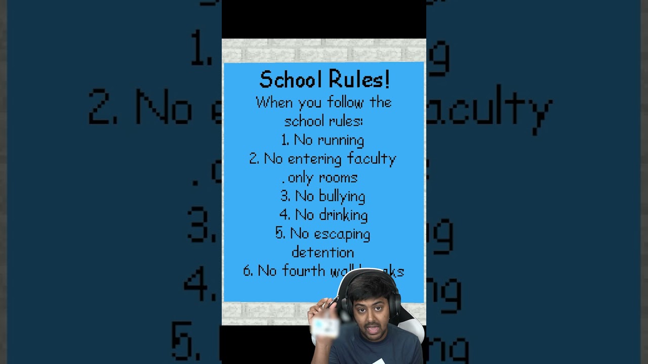 Baldi's School Rules?! Forget ya'll