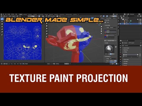 Blender Made Simple 👉 Texture Paint Projection Explained