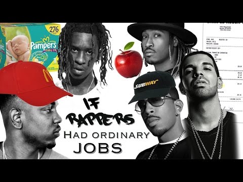 if RAPPERS had ordinary jobs