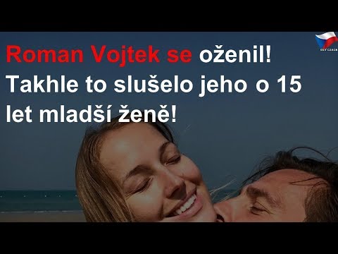 Roman Vojtek se oženil! Takhle jim to slušelo
