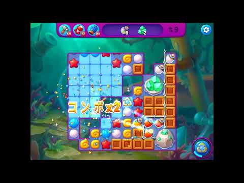 Fishdom Very Hard level 6907 no boosters フィッシュダム ベリーハード [Friend's]