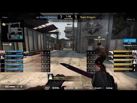 [FR]MAP 2  Ex-Space Soldiers vs. Kinguin | IEM Katowice 2019 Minor