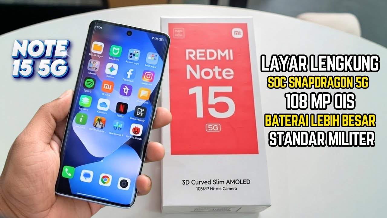 NAH INI BARU MENGGODA‼️REDMI NOTE 15 5G RILIS, SEKARANG BENAR BENAR MENARIK