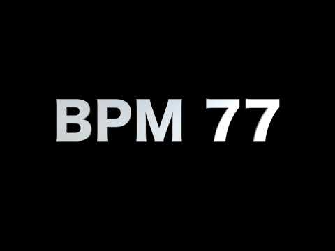 BPM 77 Metronome Click Track