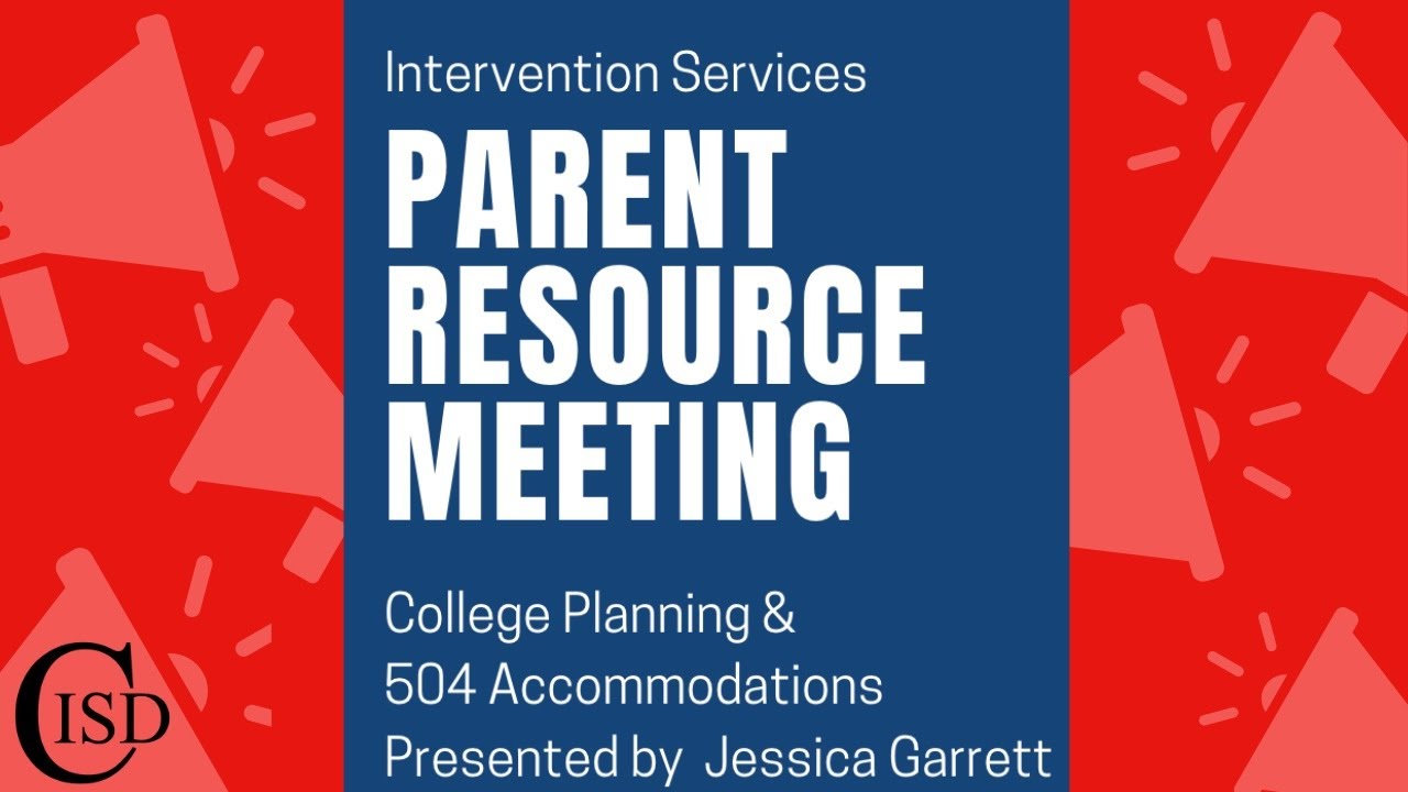 College Planning and 504 Accommodations