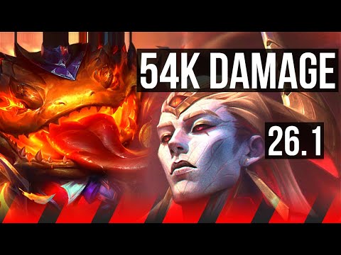 TAHM KENCH vs ZAAHEN (TOP) | 54K damage | NA Master | 26.1