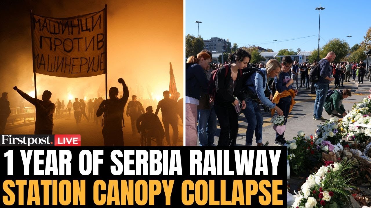 Serbia Collapse Anniversary LIVE: Serbia Marks 1 Year of Novi Sad Railway Station Canopy Collapse