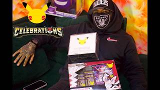 Pokemon un boxing 25th ANIVERSARIO CELEBRATIONS ETB #pokemon #pokemoncards
