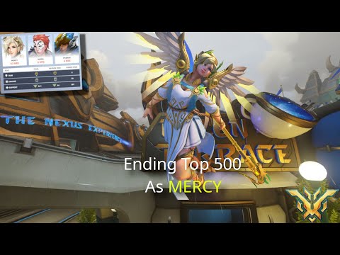 Ending in Top 500! | Overwatch 2 Mercy Gameplay | Mercy changes?...