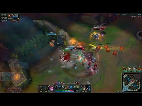 [ kakarotto ] Vayne/Nautilus vs Corki/Leona Bot - S6 2016- Patch 6.4