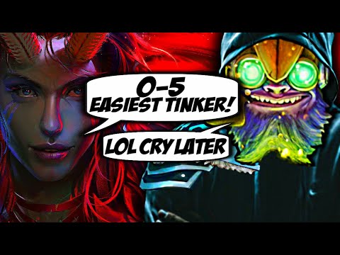TWINKLE TINKER - FROM 0-KILLS 5-DEATH TO RAMPAGE!!! | DOTA 2 7.30c | TINKER GAMEPLAY