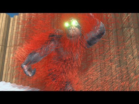 LEVEL 9999 Apes and Invertebrates Team vs LEVEL 100 ARCHER GOD Animal Revolt Battle Simulator