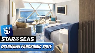 Star of the Seas | Oceanview Panoramic Suite Walkthrough Tour | Royal Caribbean 2025 | 4k