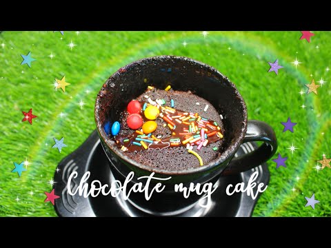 Chocolate mug cake in 3 minutes | How to make cake in convection oven | Keerthana