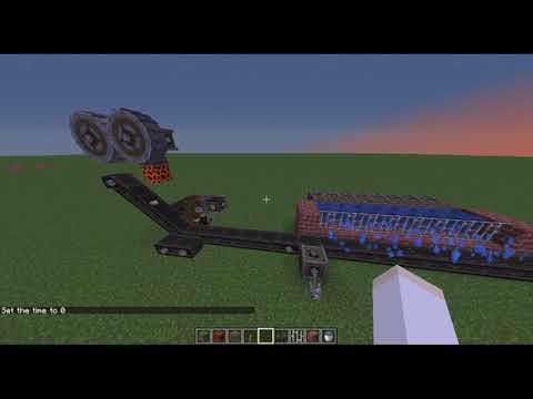 Minecraft Create Mod - Power an entire ore processing with Encased Fan only