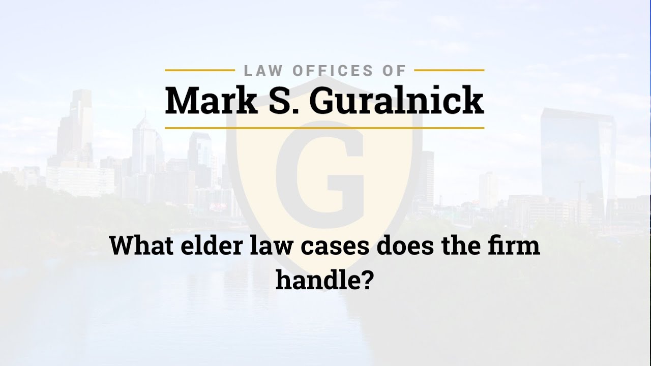 What elder law cases does the firm handle?