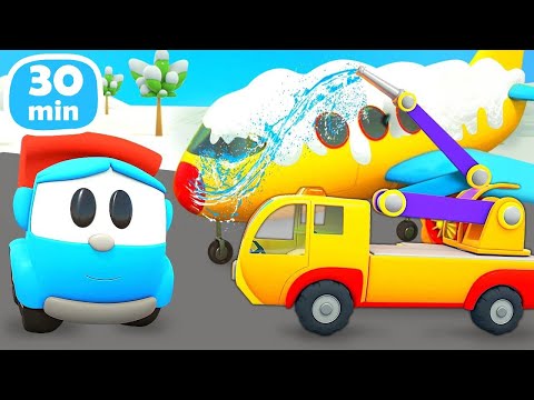 Leo Bauabenteuer am Flughafen | Neue Staffel | 5 Folgen in einem Cartoon