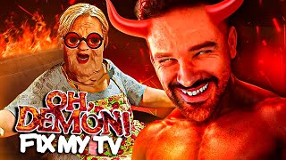 DEMONIO ARREGLA MI TELEVISOR MEJORES MOMENTOS