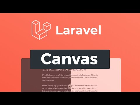 Canvas Laravel Publishing Platform