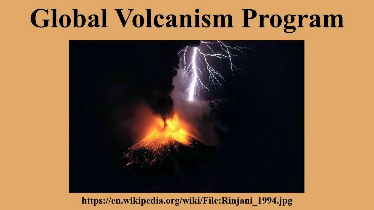 Global Volcanism Program