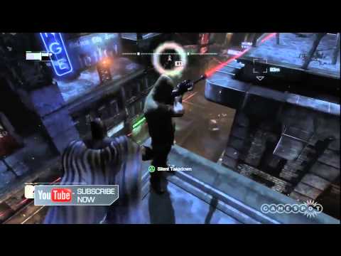 Part of a video titled Batman: Arkham City - Joker's Snipers Tips & Walkthrough - YouTube